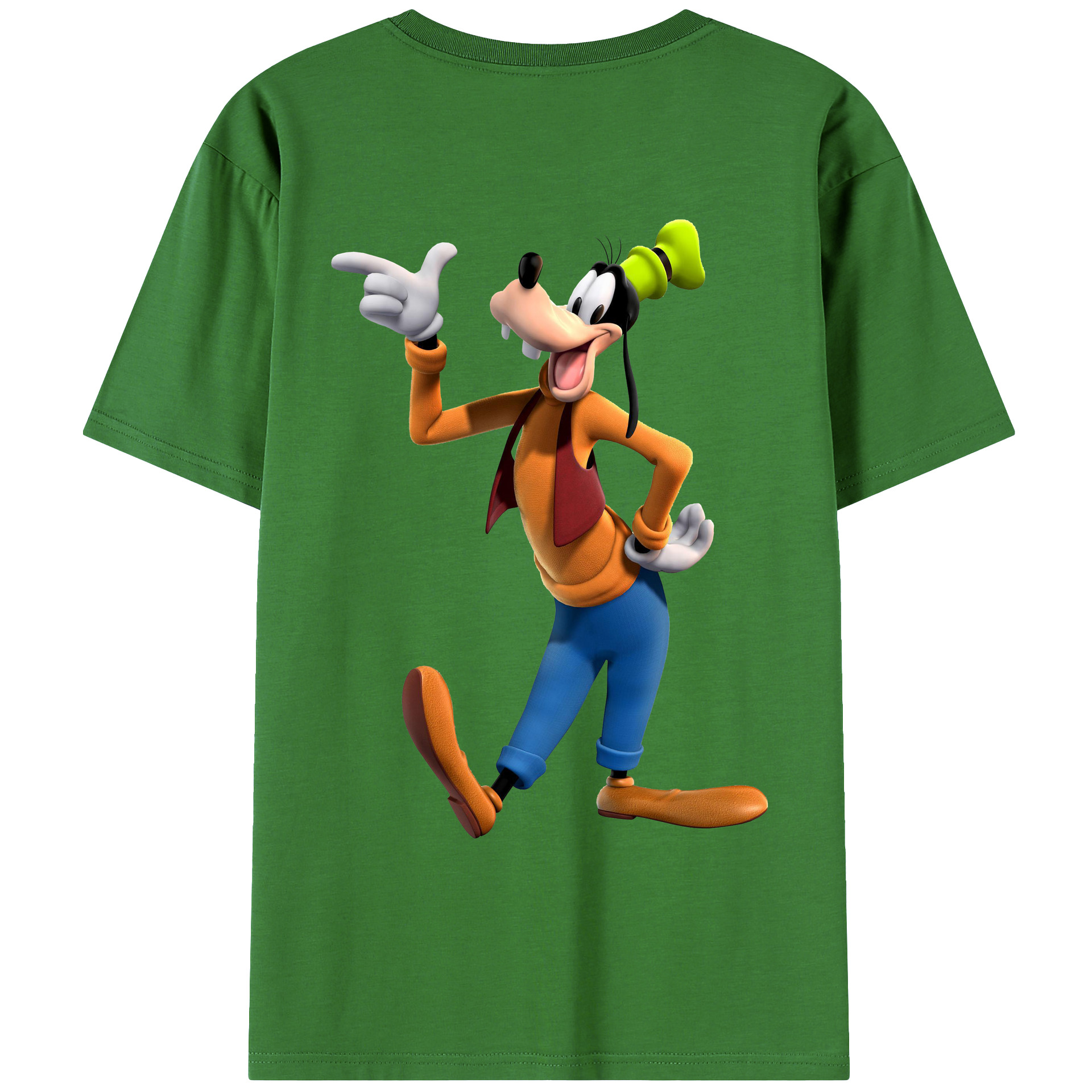 （画像用） ミッキーマウス Mickey Mouse レディース半袖Tシャツ(バックプリント)